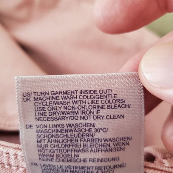 NYDJ Marilyn Cuff Straight Leg Jeans size 22W in Pink - NEW - Picture 12 of 12